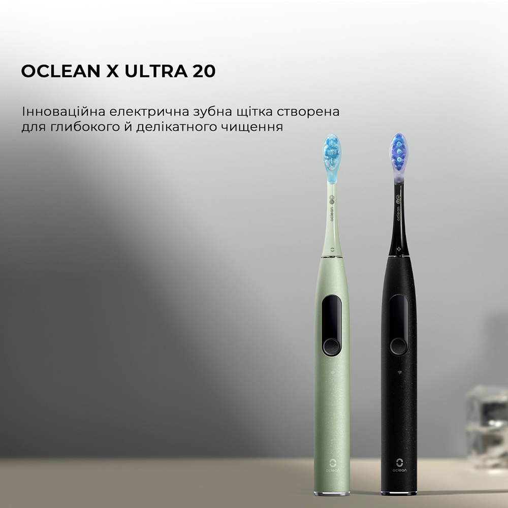 Внешний вид Электрическая зубная щетка OCLEAN X Ultra 20 Electric Toothbrush Black (6970810557121)
