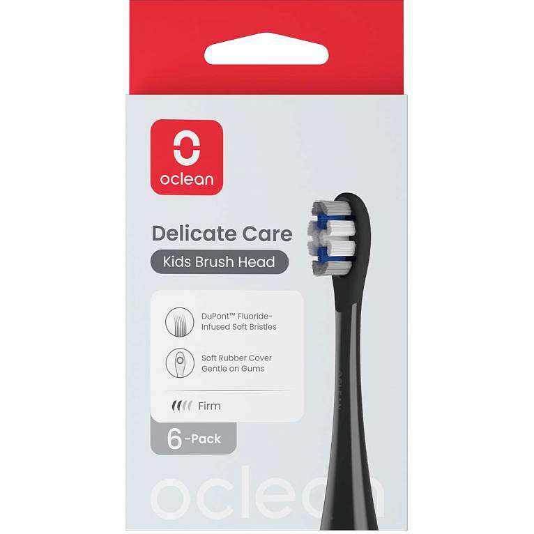 Насадки для зубной щетки OCLEAN X Kids P3K8 6 шт Black (697081055738100) Тип сменная насадка (картридж)