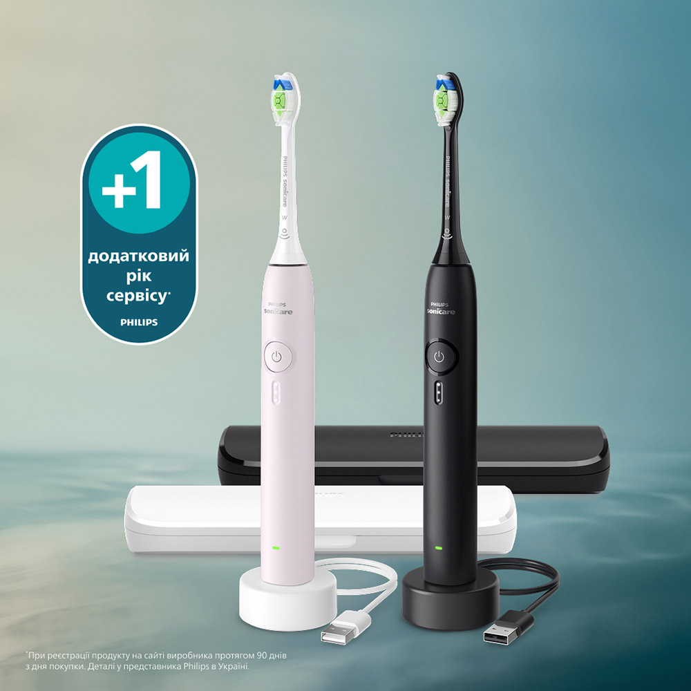 В Україні Електрична зубна щітка PHILIPS Sonicare HX4072/42 серії 3100
