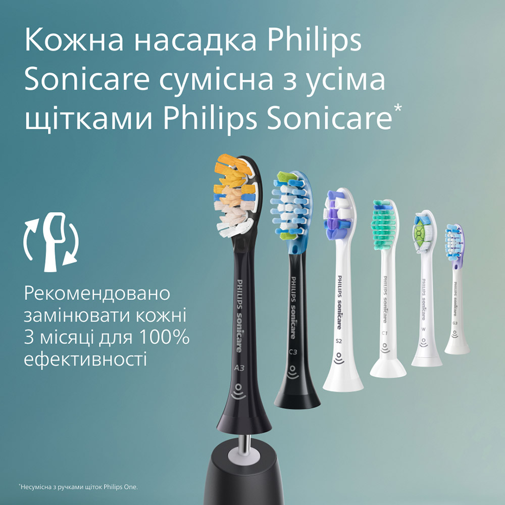 Зображення Електрична зубна щітка PHILIPS Sonicare HX4072/42 серії 3100