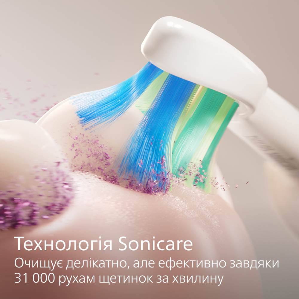 Электрическая зубная щетка PHILIPS Sonicare HX4021/01 серии 2100 Цвет белый