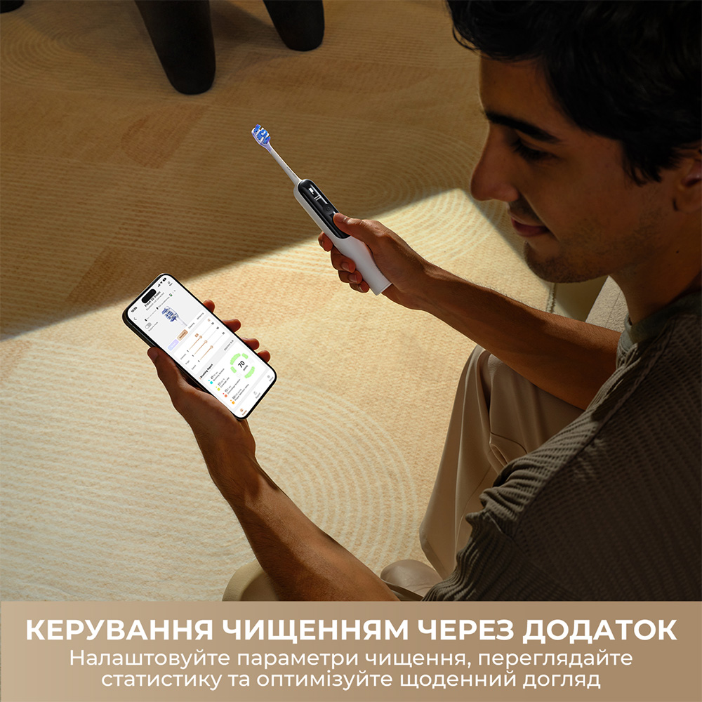 Зображення Електрична зубна щітка MOVA Fresh 20 Sensus White