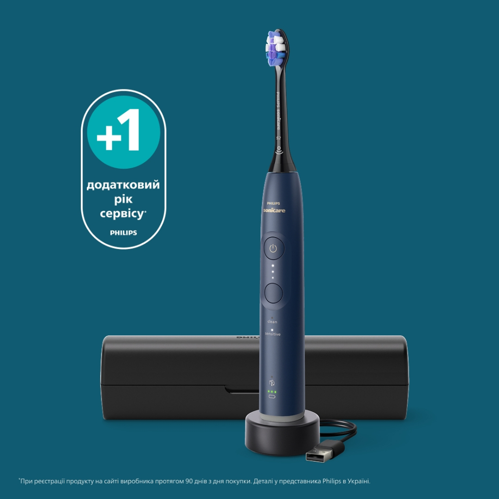 Фото 15 Електрична зубна щітка PHILIPS Sonicare HX7403/08 серії 6100