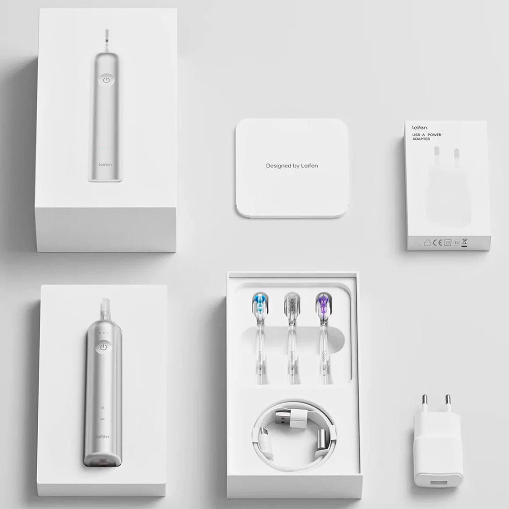 В Україні Електрична зубна щітка LAIFEN Wave Stainless Steel (1TB91-A-EU-SI-002)