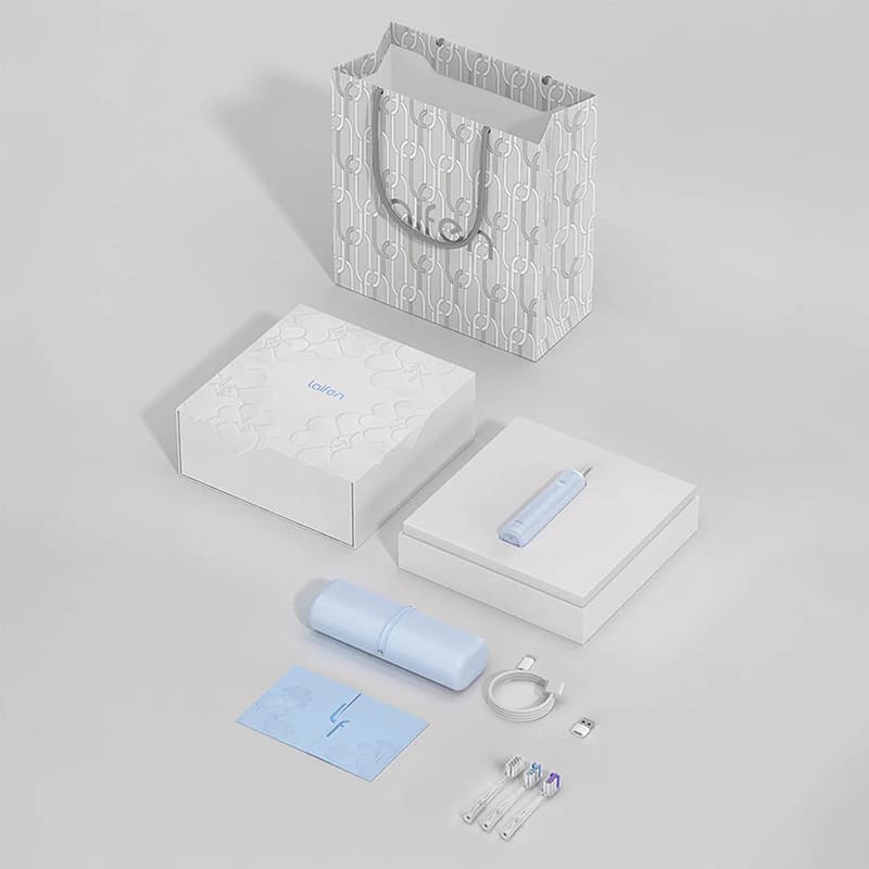 Зовнішній вигляд Електрична зубна щітка LAIFEN Wave Blue (1TB91-Q-EU-BE-001)