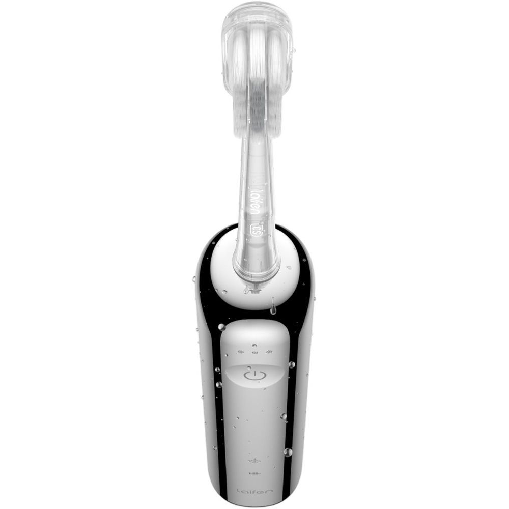 Електрична зубна щітка LAIFEN Wave Stainless Steel (1TB91-S-EU-SS-002) Тип голівки з'ємна