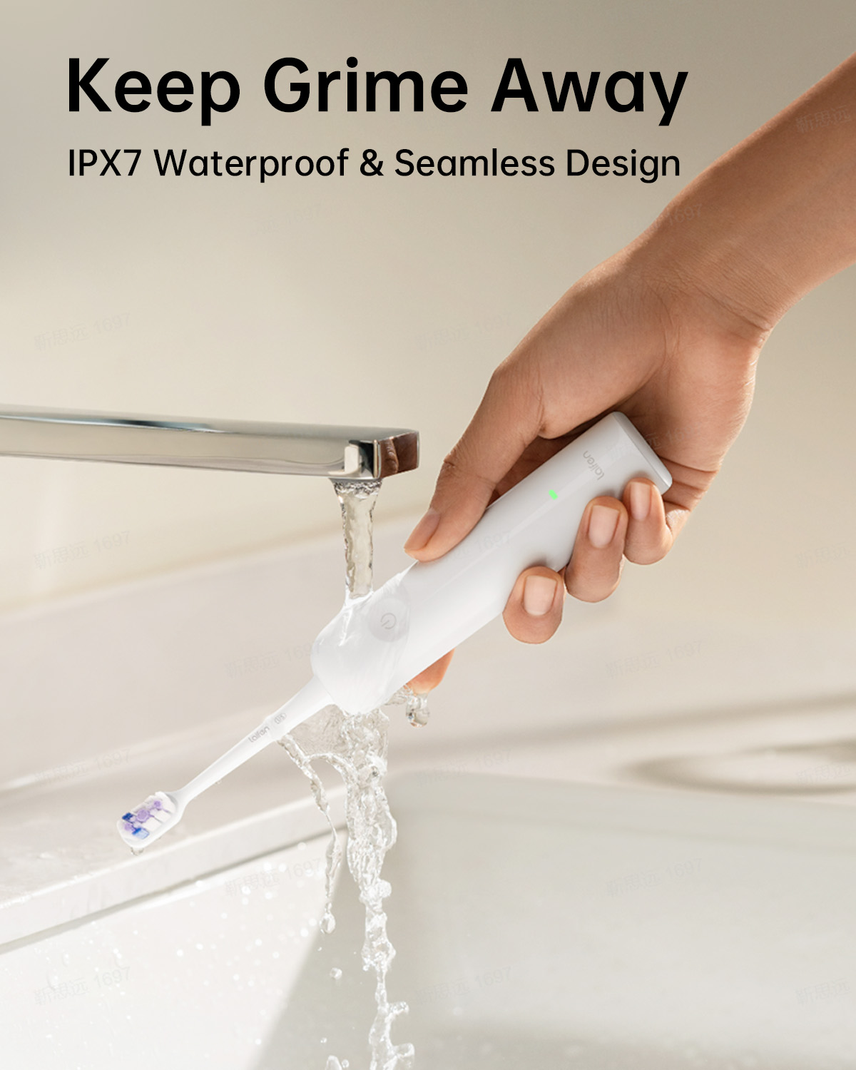 Фото Електрична зубна щітка LAIFEN Wave Pink (1TB91-P-EU-PK-002)