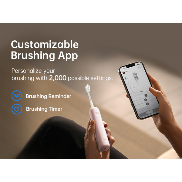 В інтернет магазині Електрична зубна щітка LAIFEN Wave Pink (1TB91-P-EU-PK-002)