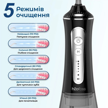 Іригатор H2OFLOSS HF-P11 Black (H2O-HFP11-black)