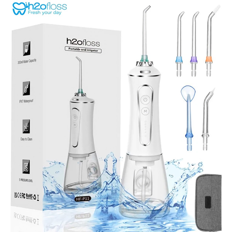 Ирригатор H2OFLOSS HF-P11 White (H2O-HFP11-white) Дизайн для взрослых