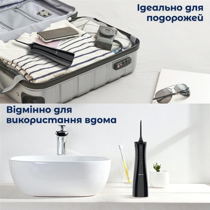 В Фокстрот Ирригатор H2OFLOSS HF-A6 Black (H2O-A6-black)