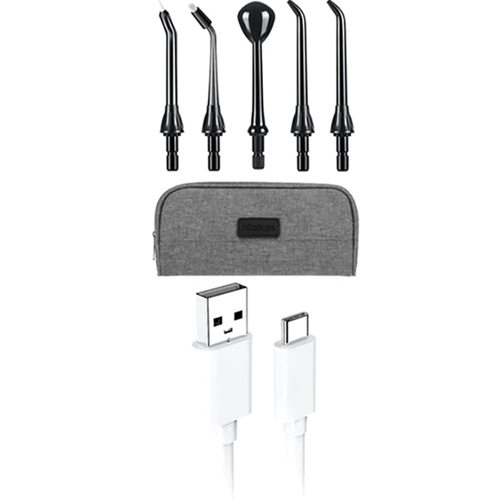 Ирригатор H2OFLOSS HF-A6 Black (H2O-A6-black) Тип головки съемная