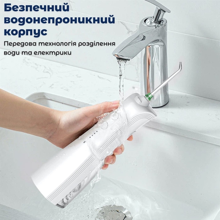 Внешний вид Ирригатор H2OFLOSS HF-A6 White (H2O-A6-white)