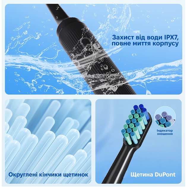 Фото Электрическая зубная щетка INSPIRE T7 Black