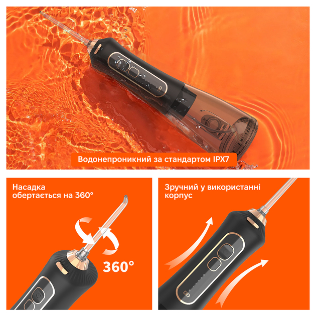 Ирригатор INSPIRE F6 Тип головки съемная