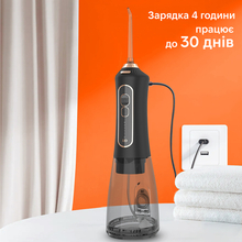 Набор ирригатор INSPIRE F6 + электрическая зубная щетка T5 Black