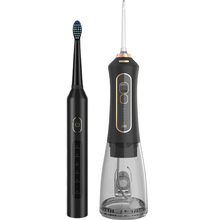 Набор ирригатор INSPIRE F6 + электрическая зубная щетка T5 Black