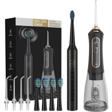 Набор ирригатор INSPIRE F6 + электрическая зубная щетка T5 Black