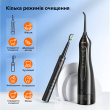 Набір іригатор BITVAE F5020 Black + зубна щітка E11 Black