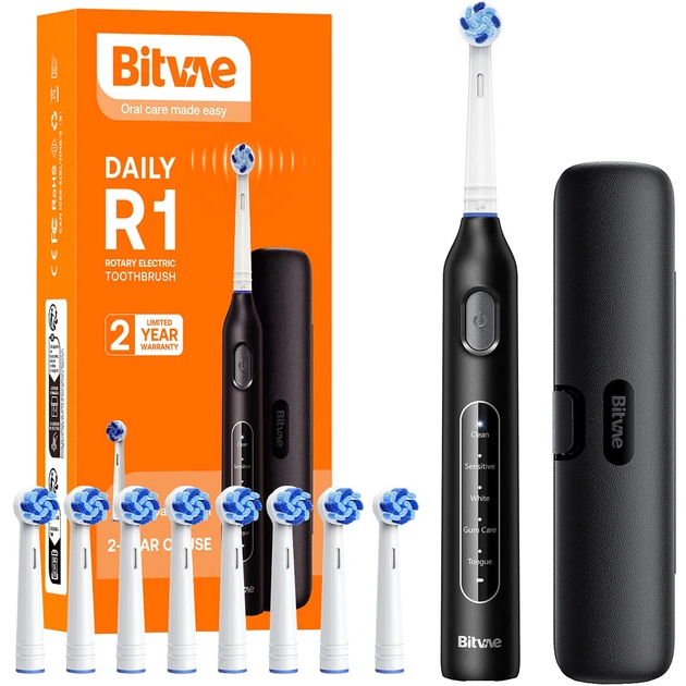 Электрическая зубная щетка BITVAE R1 Black