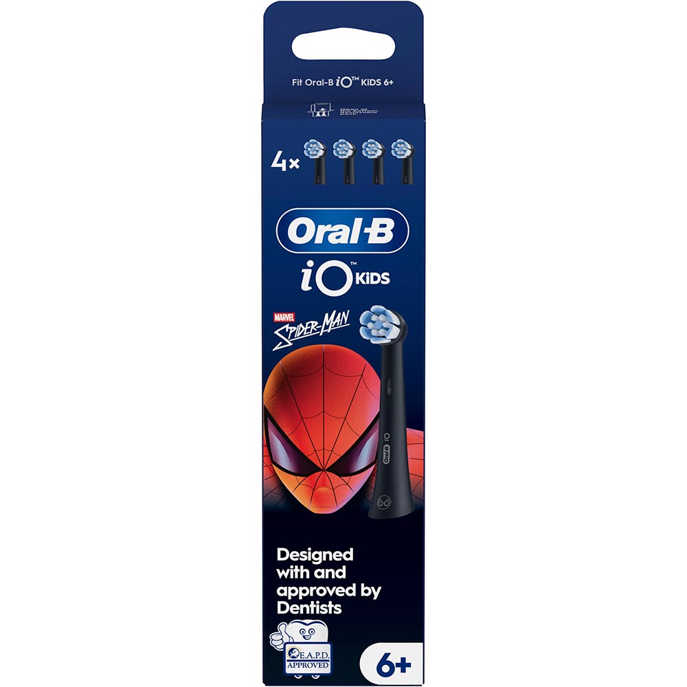Набір змінних насадок ORAL-B iO Kids Marvel Людина-павук 4 шт (8700216930260) — фото 2