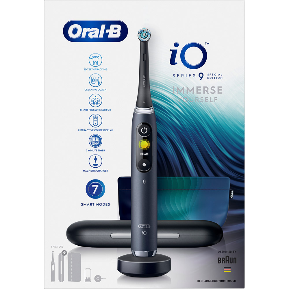 Электрическая зубная щетка ORAL-B iO Series 9 Black (8700216868563) Тип электрическая зубная щетка