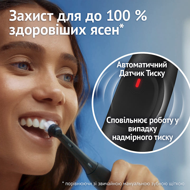 Електрична зубна щітка ORAL-B iO Series 2 Ultra Black (8700216868747) Колір чорний