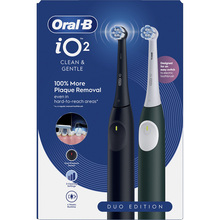 Набір зубних щіток ORAL-B iO 2 Duo Pack Night Black & Forest Green (80857852)