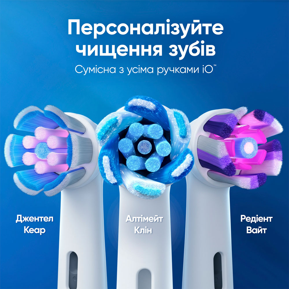 Набір зубних щіток ORAL-B iO 2 Duo Pack Night Black & Forest Green (80857852) — фото 8