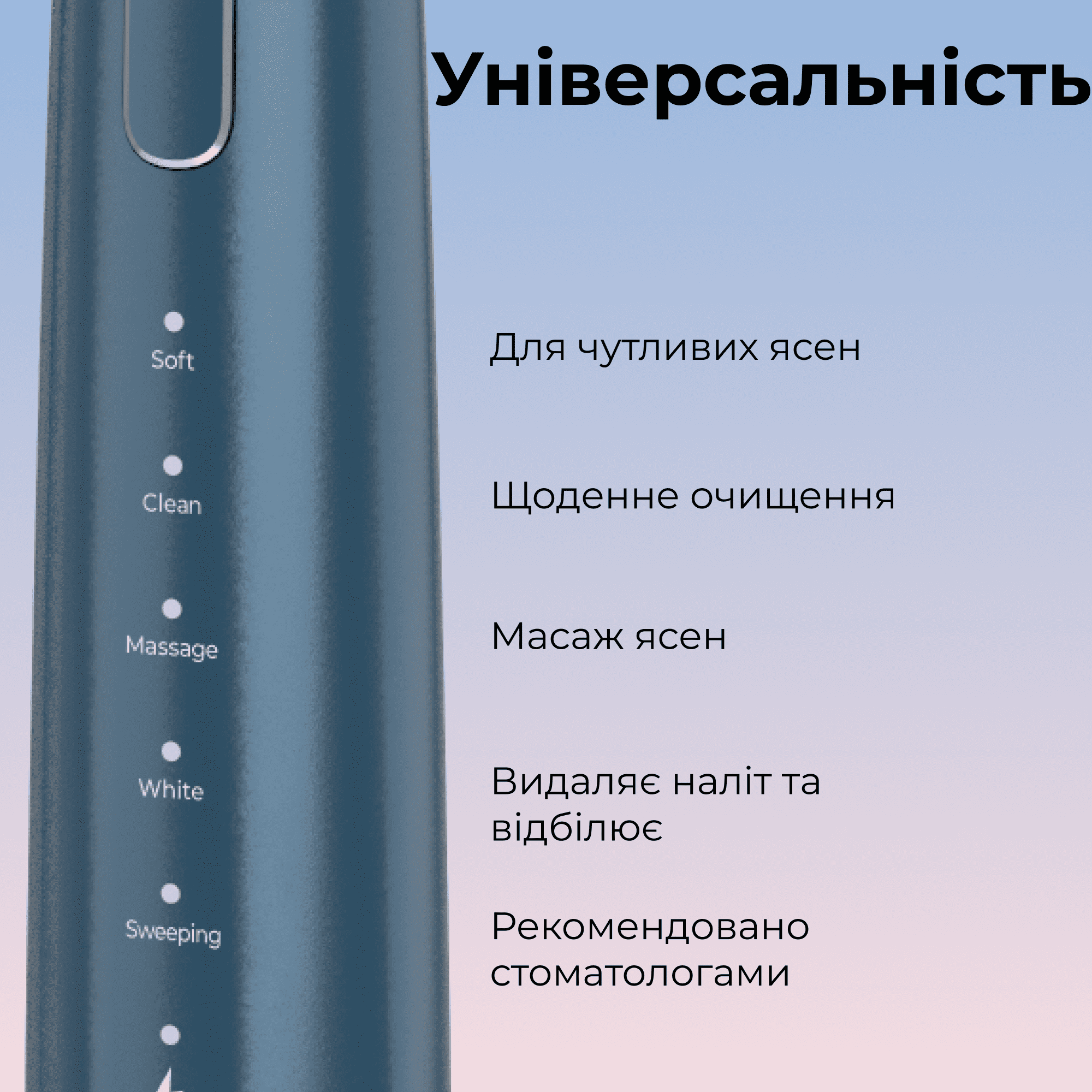 Електрична зубна щітка AENO DB10N Blue (ADB0010N) — фото 12