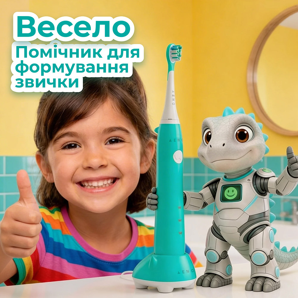 Електрична зубна щітка AENO DB9M Mint (ADB0009M) — фото 18