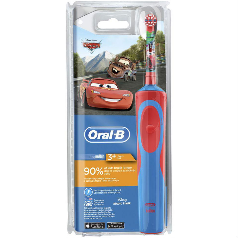 Зубная щетка BRAUN D 12.513K Oral-B Kids Cars (13793) Тип электрическая зубная щетка