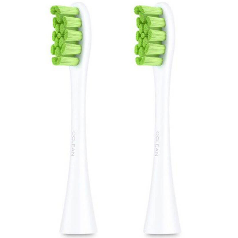 

Набор насадок Oclean P1S5 Toothbrush Heads White/Green 2шт, P1S5 Toothbrush Heads 2 pcs White/Green 2шт