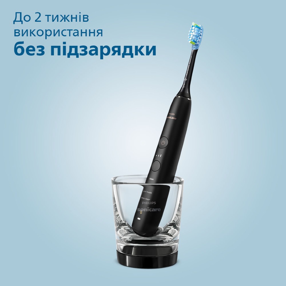 У Фокстрот Зубна щітка PHILIPS Diamond Clean 9000 Smart Black (HX9911/09)