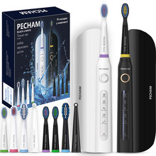 Набір зубних щіток PECHAM Black & White Travel Set (0009119080224)