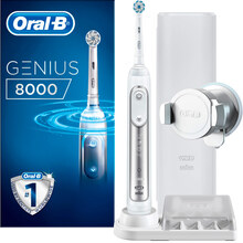 Кричав би електрична Зубна щітка ORAL-B Braun Genius 8000 Silver (80329154)