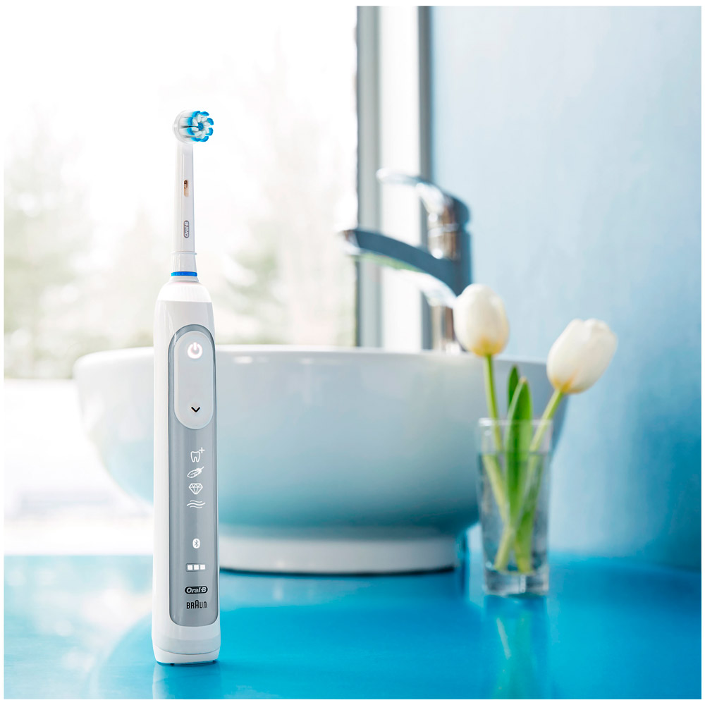 Зубная щетка ORAL-B Braun Genius 8000 Silver (80329154) Дизайн для взрослых