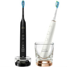 Зубная щетка PHILIPS Sonicare Diamond Clean 9000 White & Black (HX9914/57)