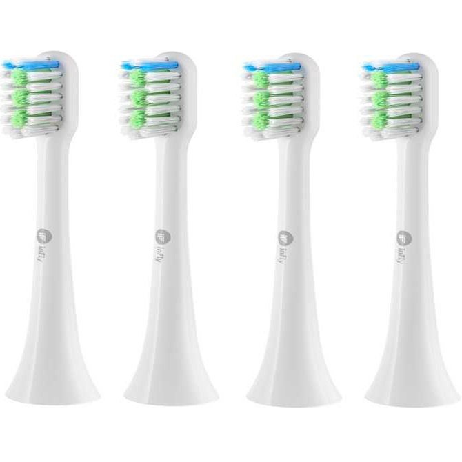 

Набор насадок inFly Toothbrush Head PT02 4 шт (6973106050573), Набір нас.Toothbrush Head PT02 Black (4 шт.)