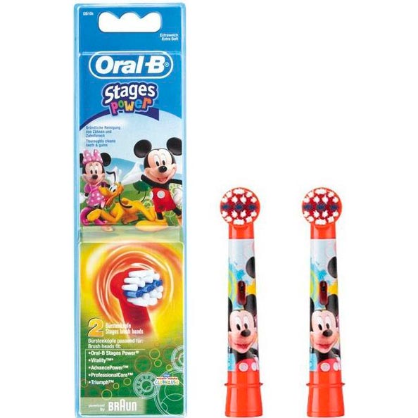 Насадки для зубной щётки BRAUN Oral-B EB 10-2 kids (Mickey Mouse)