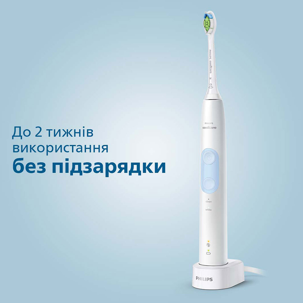 Електрична зубна щітка PHILIPS Sonicare HX6839/28 Protective Clean 4500 Колір білий