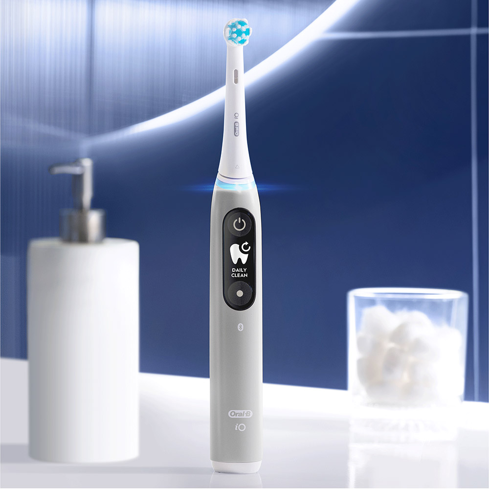 Электрическая зубная щетка ORAL-B BRAUN iO Series 6 Grey (4210201381686) Тип головки съемная