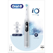 Электрическая зубная щетка ORAL-B BRAUN iO Series 6 Grey (4210201381686)
