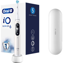 Електрична зубна щітка ORAL-B BRAUN iO Series 6 White (4210201381648)