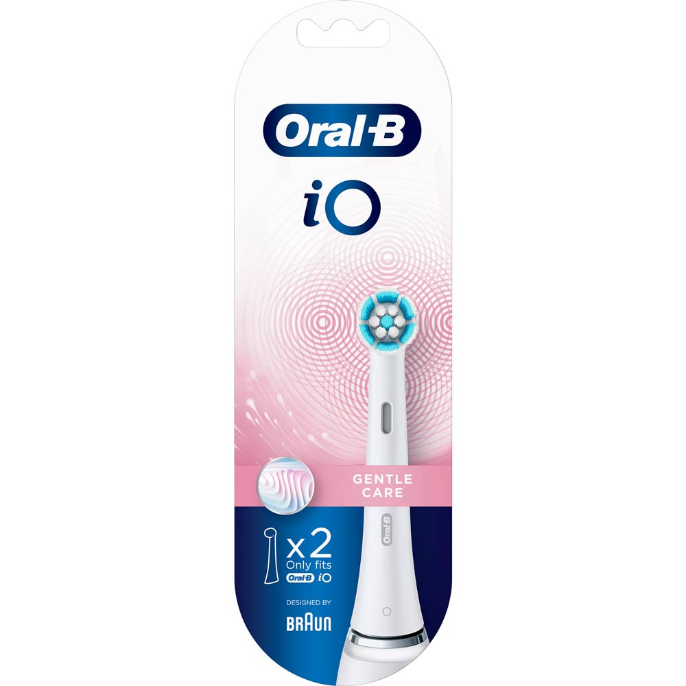 Насадки для зубної щітки ORAL-B BRAUN iO Gentle Care White 2 шт (4210201343646) Тип змінна насадка (картрідж)