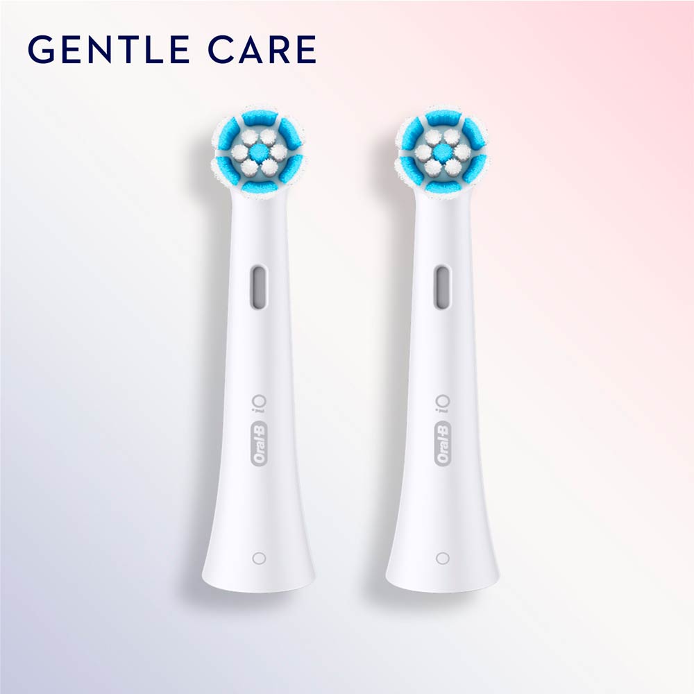 Насадки для зубної щітки ORAL-B BRAUN iO Gentle Care White 2 шт (4210201343646) Тип голівки з'ємна