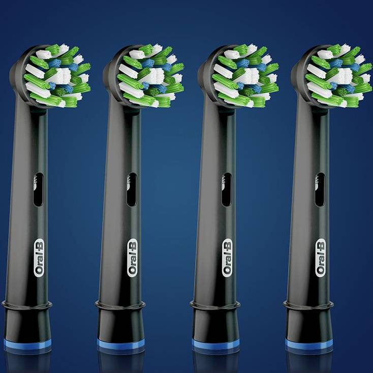 Насадки BRAUN для зубної щітки Oral-B Cross Action EB50BRB Clean Maximiser 4 шт (00000021853) Тип голівки з'ємна
