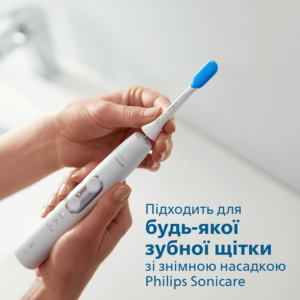 Набір насадок PHILIPS Sonicare TongueCare+ 2 шт (HX8072/01) Сумісні моделі Philips