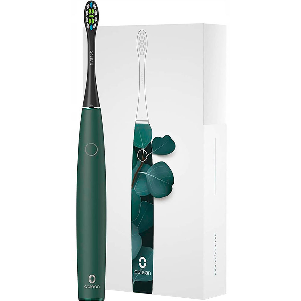 Внешний вид Зубная щетка Oclean Air 2 Electric Toothbrush Green (6970810551587)