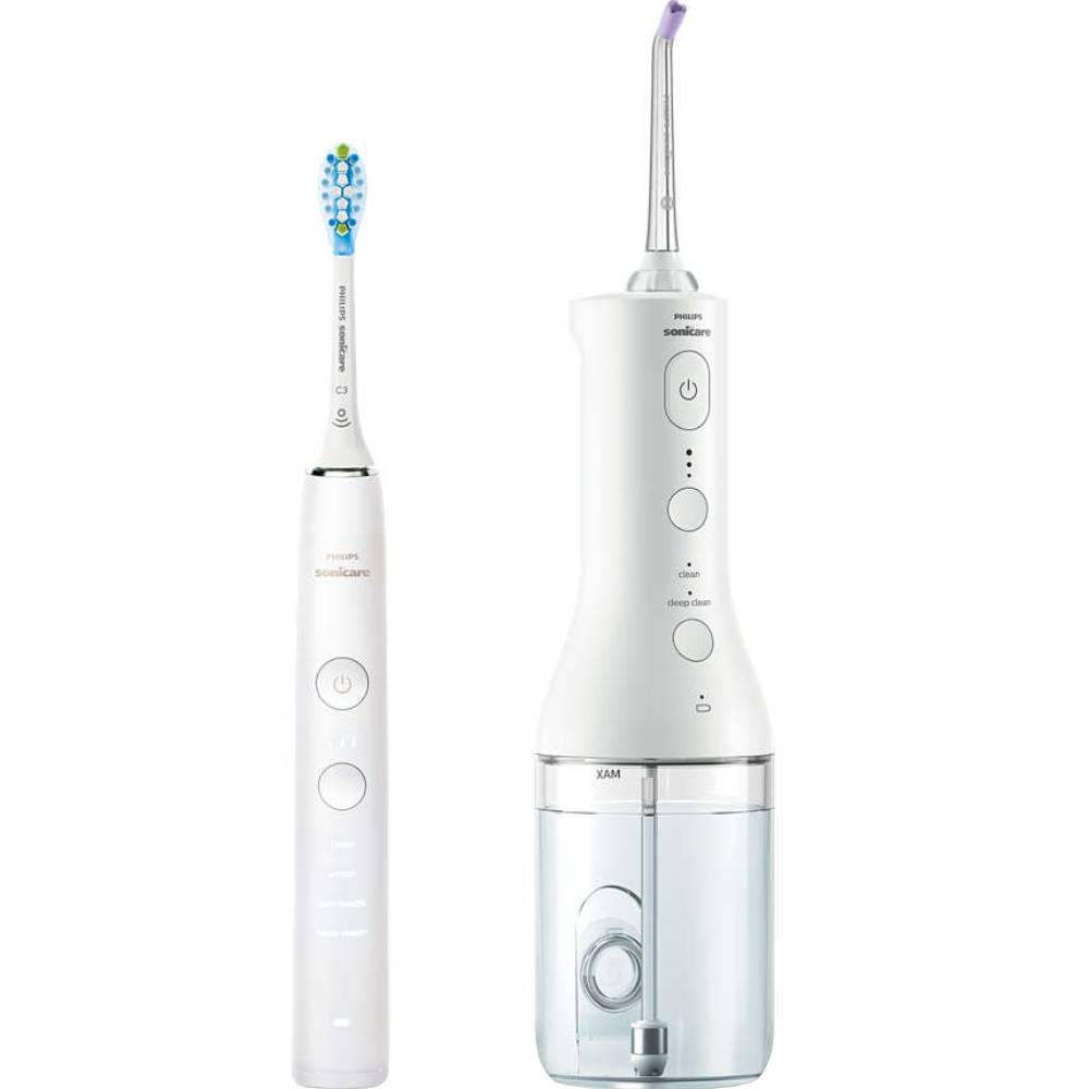 Зубний центр PHILIPS Sonicare DiamondClean 9000 & Cordless Power Flosser (HX3866/41) Тип набір (зубний центр)